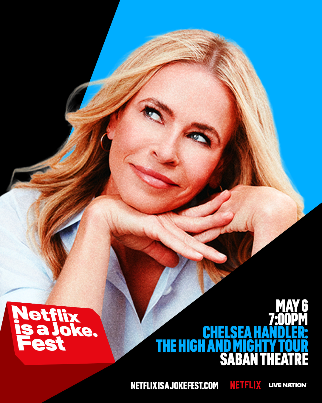 Chelsea Handler at the Saban Theatre on Wednesday, May 6